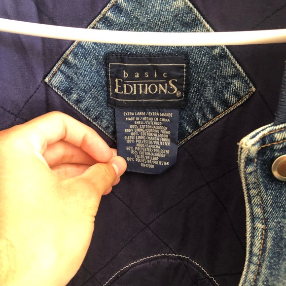 Vintage LosAngelesLakers Jean jacket XL men unisex - Picture 3 of 5